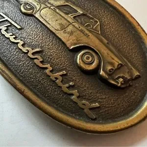 Vintage Thunderbird Belt Buckle Unisex Indiana Metal Craft Men Women Car 1976 s-l400.jpg main image 4